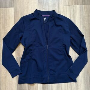 Healing Hands Navy Blue Women's Scrub Jacket